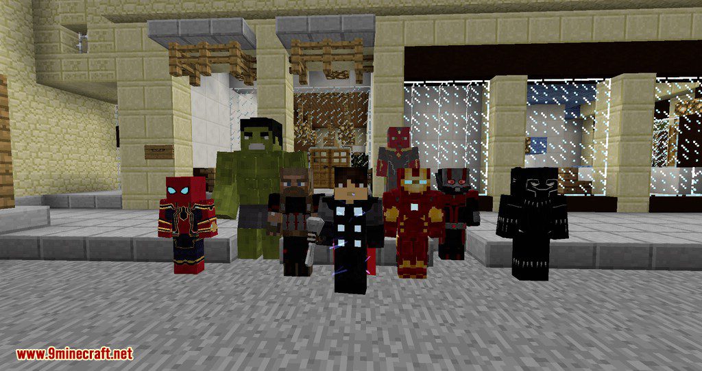 description_12 The Legends Mod (1.7.10) - неограниченное количество супергероев, монстров, ужасов, звездных войн