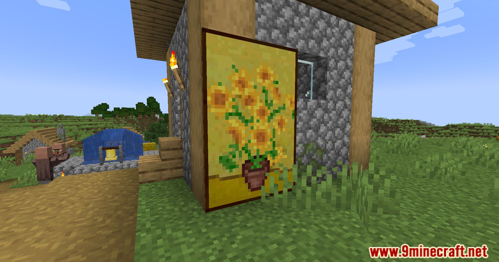 image 3 for MC Style Paintings Mod (1.20.4) - Accept the artistic expression and decorate your Minecraft world.