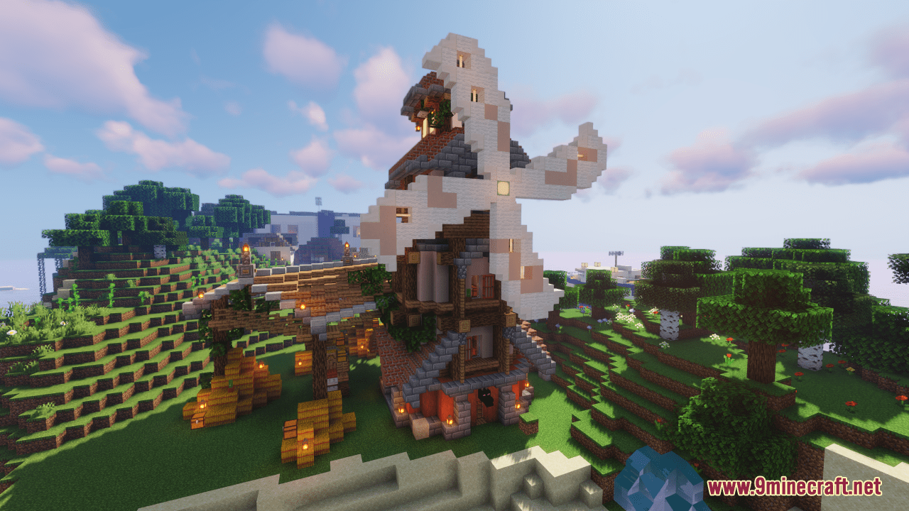 description_5 Map Zen Garden Island Resort (1.20.4, 1.19.4) - Japanese seaside resort