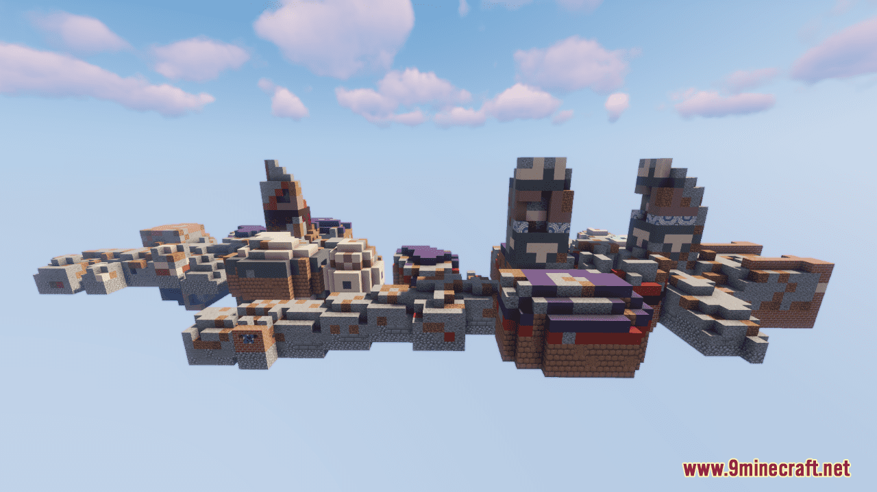 description_9 Карта The Block In The Sky (1.20.4, 1.19.4) - пользовательские достижения и многое другое