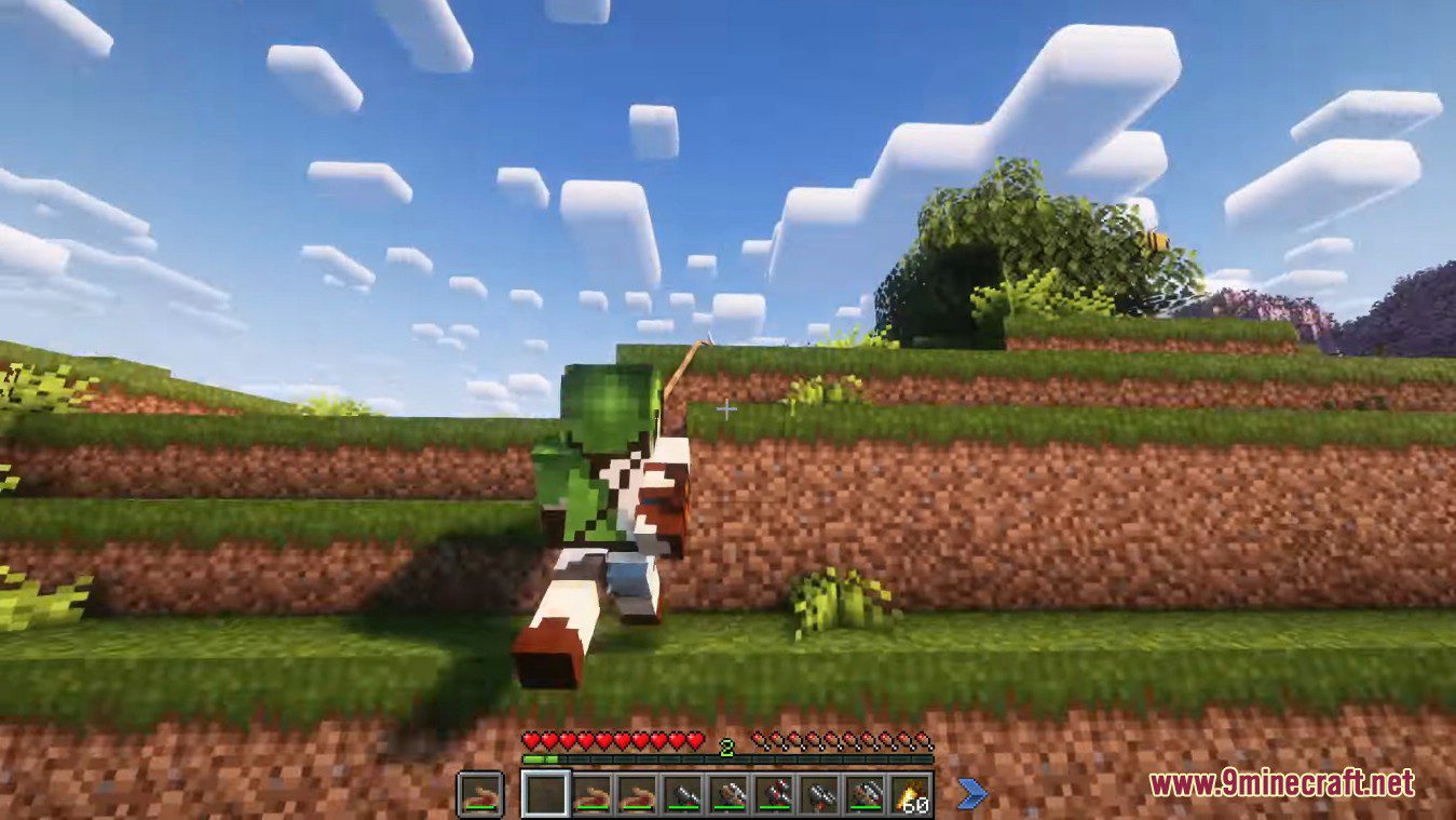 image 4 for Grappling Hook Restitched Mod (1.20.4) - избегайте больших конструкций