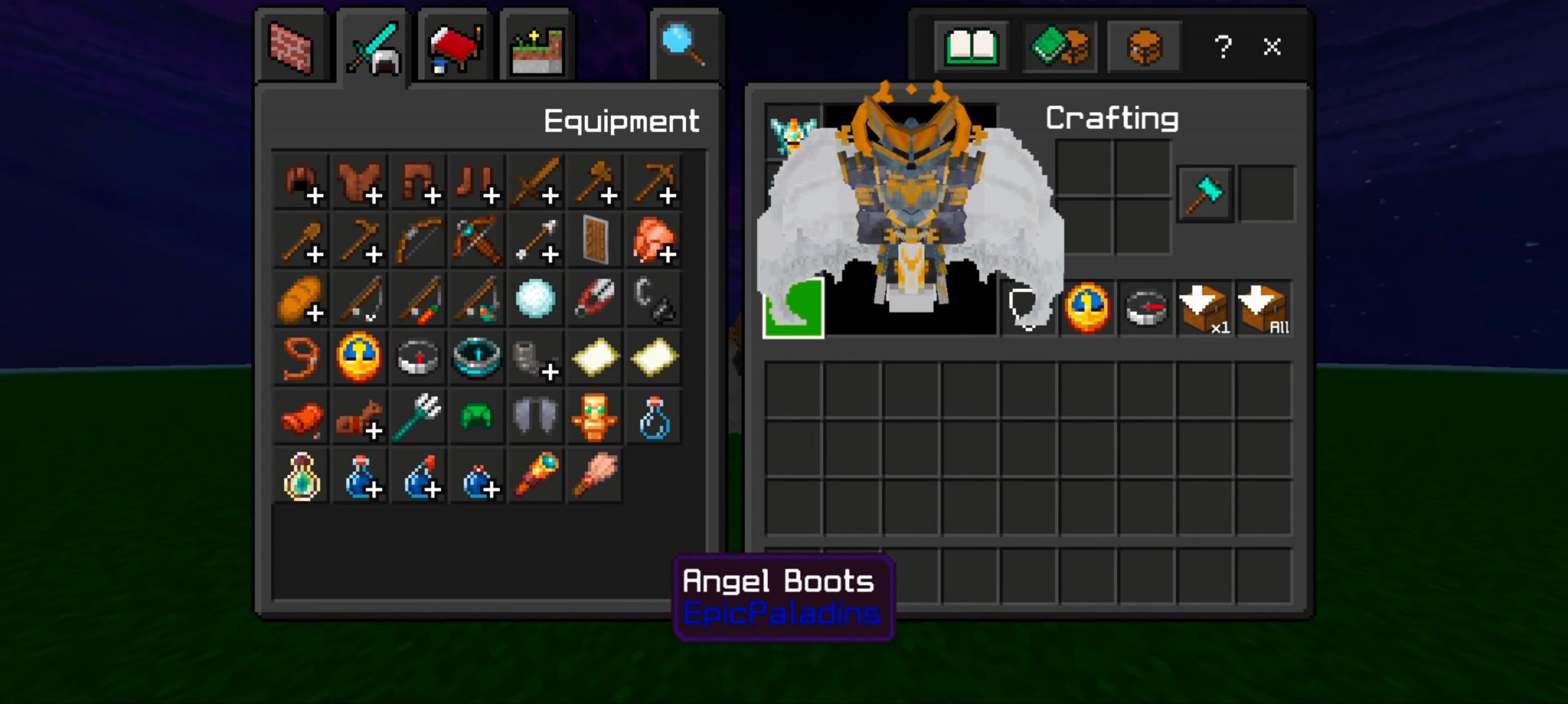 image 1 for Epic Paladin Plugin (1.20) - MCPE/Bedrock mod