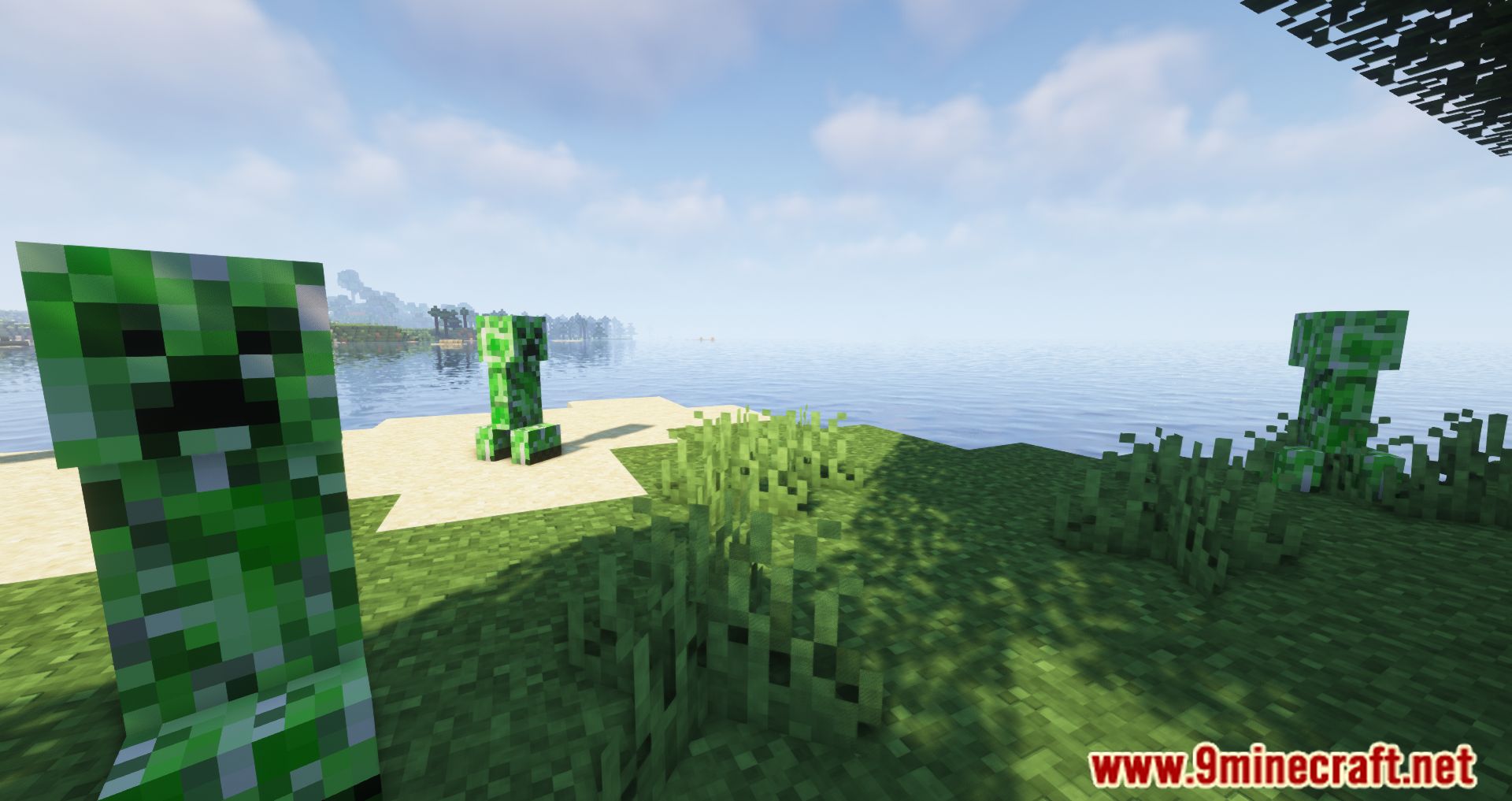 description_4 Peeping Creepers Mod (1.19.3) - Creepers for caring for patients and jumping