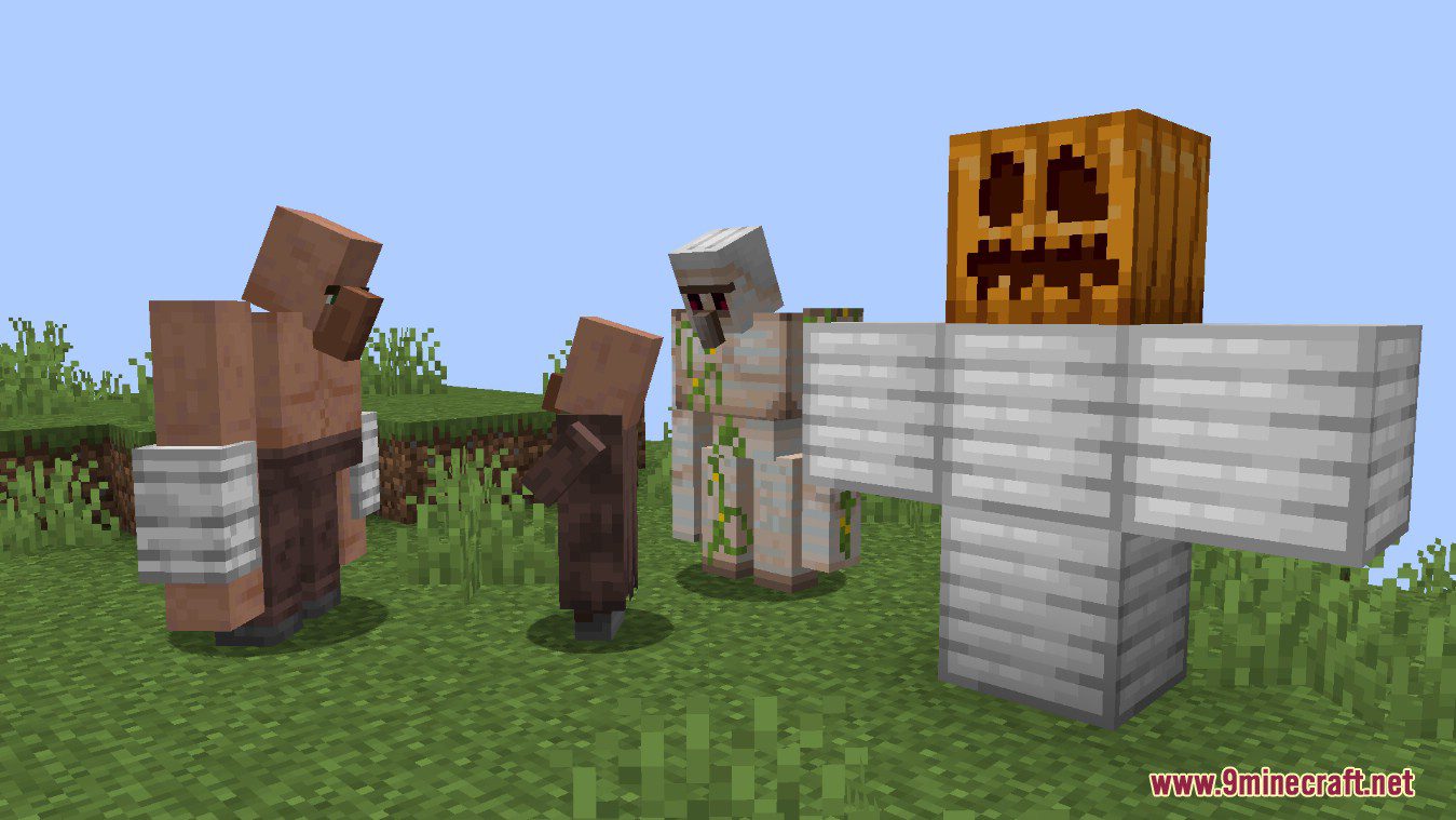 description_1 Mod Villager Brute (1.19.2) - alternative to Iron Golem