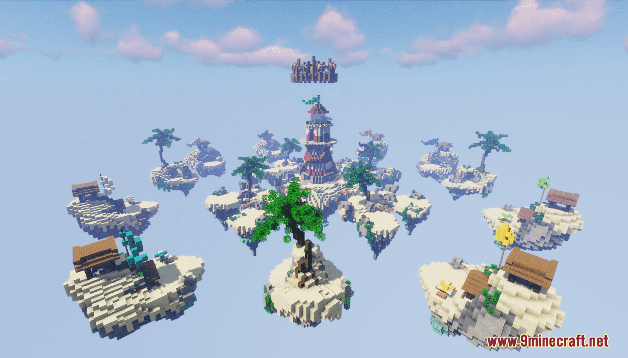 image 7 for Карта Lighthouse Bedwars (1.20.4) - Знаки победы