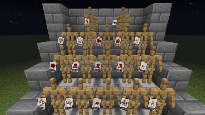 image 1 for Дополнение "Магические карты" (1.20) - MCPE/Bedrock Tarot Mod