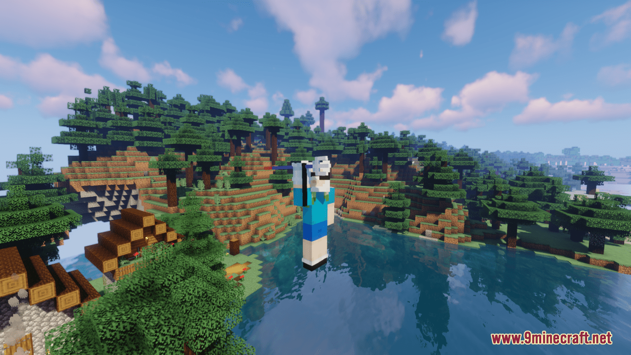 description_1 Seabird Trident & Fishing Rod Resource Pack (1.19.4, 1.19.2) - текстур-пак