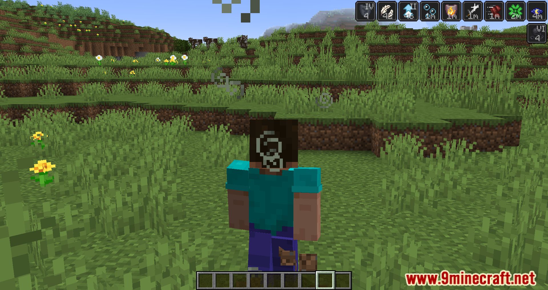description_10 Status Effect Timer Mod (1.20.4) - Overlay a timer on vanilla status effects.