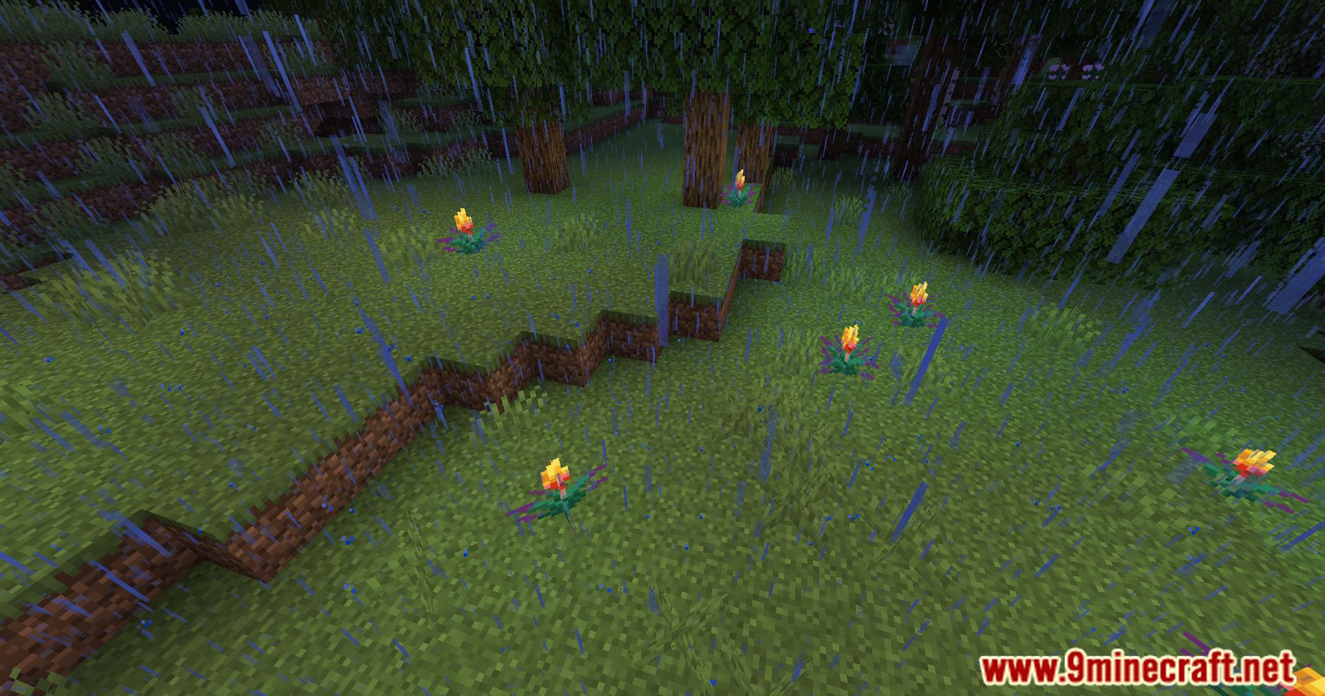 description_3 Antorcha brillante Flor Mod - iluminación de flores