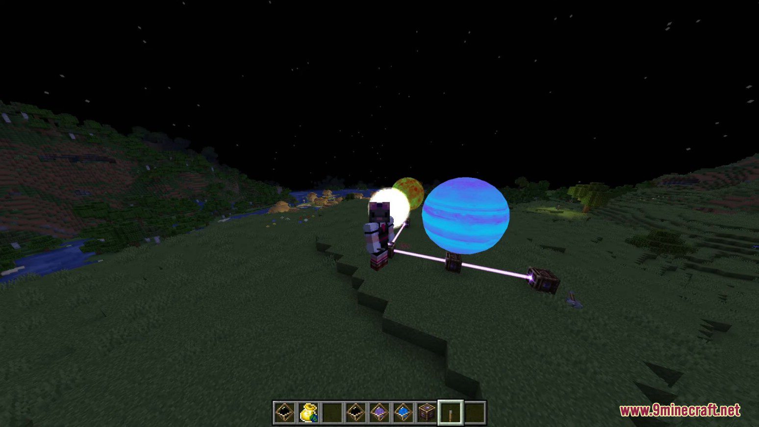 description_16 Astronomical Mod (1.19.2) - добавляет звезды и планеты в Minecraft