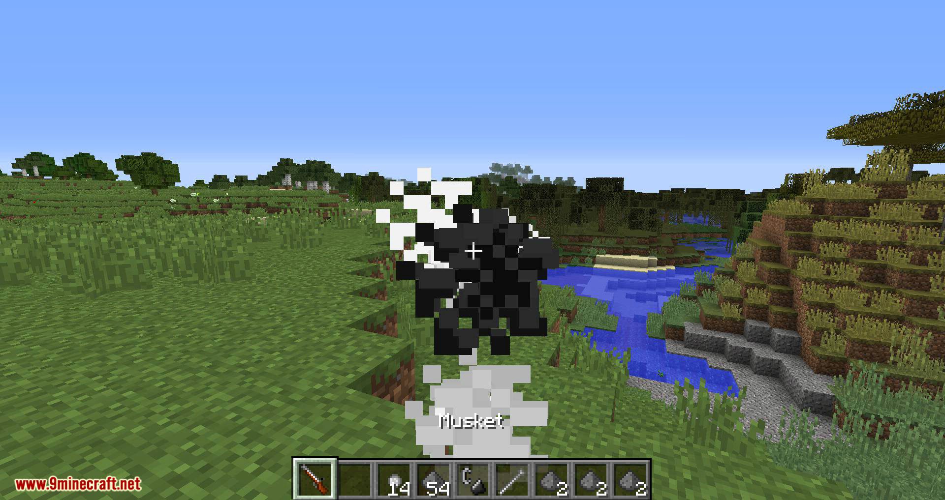 description_1 Module Matchgun 1.16.3 (match guns, flintlocks, wheel guns, revolvers, cannons)