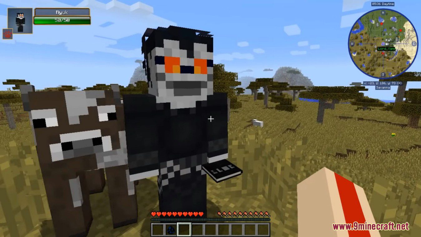 description_2 Tamashi's Death Note Mod (1.19.2) - Стать Богом