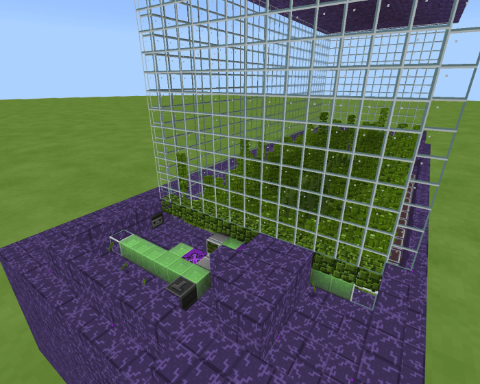 description_6 Bedrock Auto Sweeping Bamboo Farm Map
