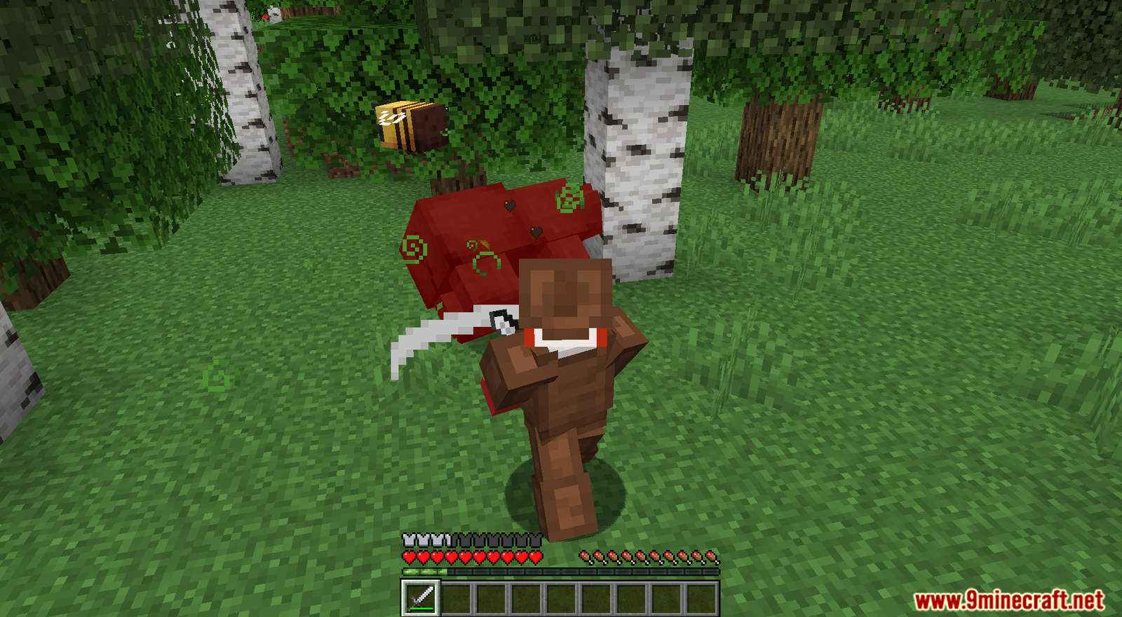 description_10 Grizzly Bear Mod 1.20.1 - Territorial neutral mob