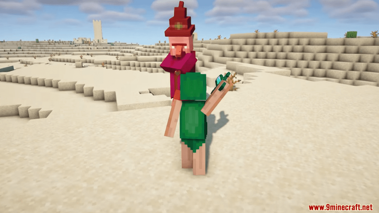 description_5 Serious Player Animations Mod (1.20.4) - refusal of robot movements