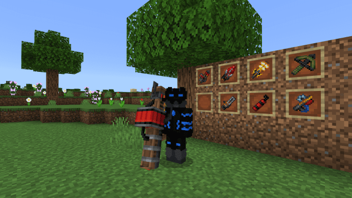 image 10 for Crazy Weaponz Add-on (1.20) - MCPE/Bedrock Mod