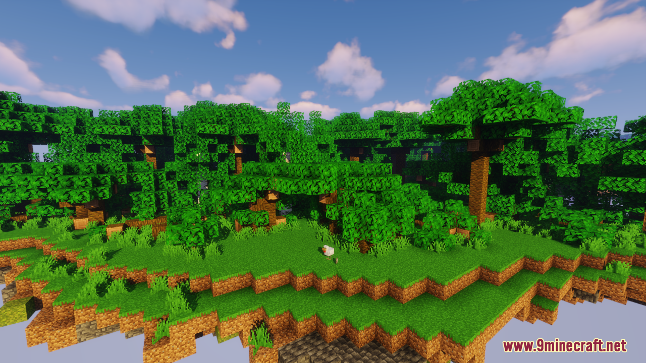 description_5 Flying Tropical Islands Mapa (1.20.4, 1.19.4) - Tropical Sky Island Survival