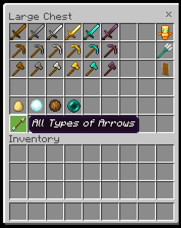 image 1 for Combat Plus Texture Pack (1.20) - tool belt for MCPE/Bedrock