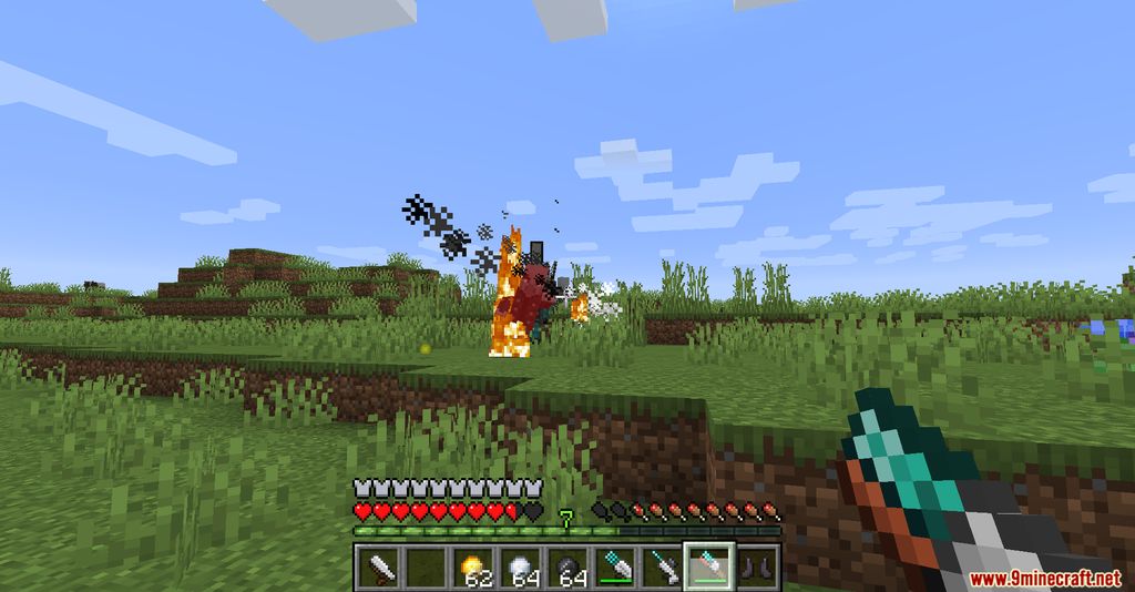 description_3 Mod Guns Without Roses (1.19.2) - A simple shooting game with cannonballs!