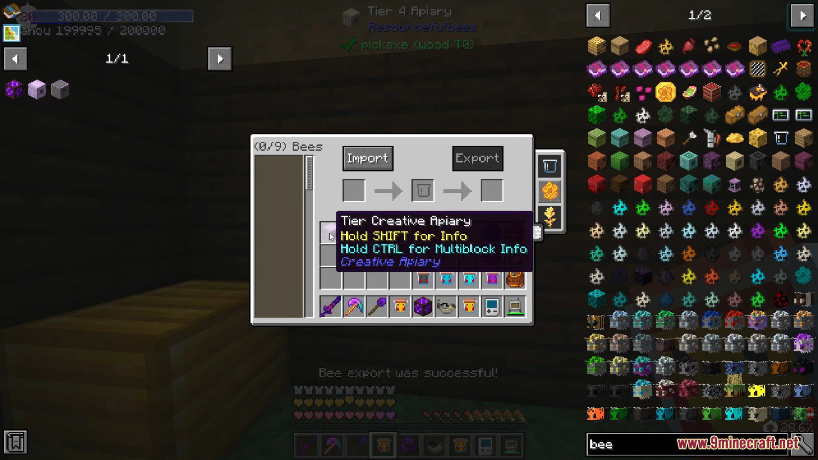 image 3 for Creative mode of apiary (1.16.5) - House of bees