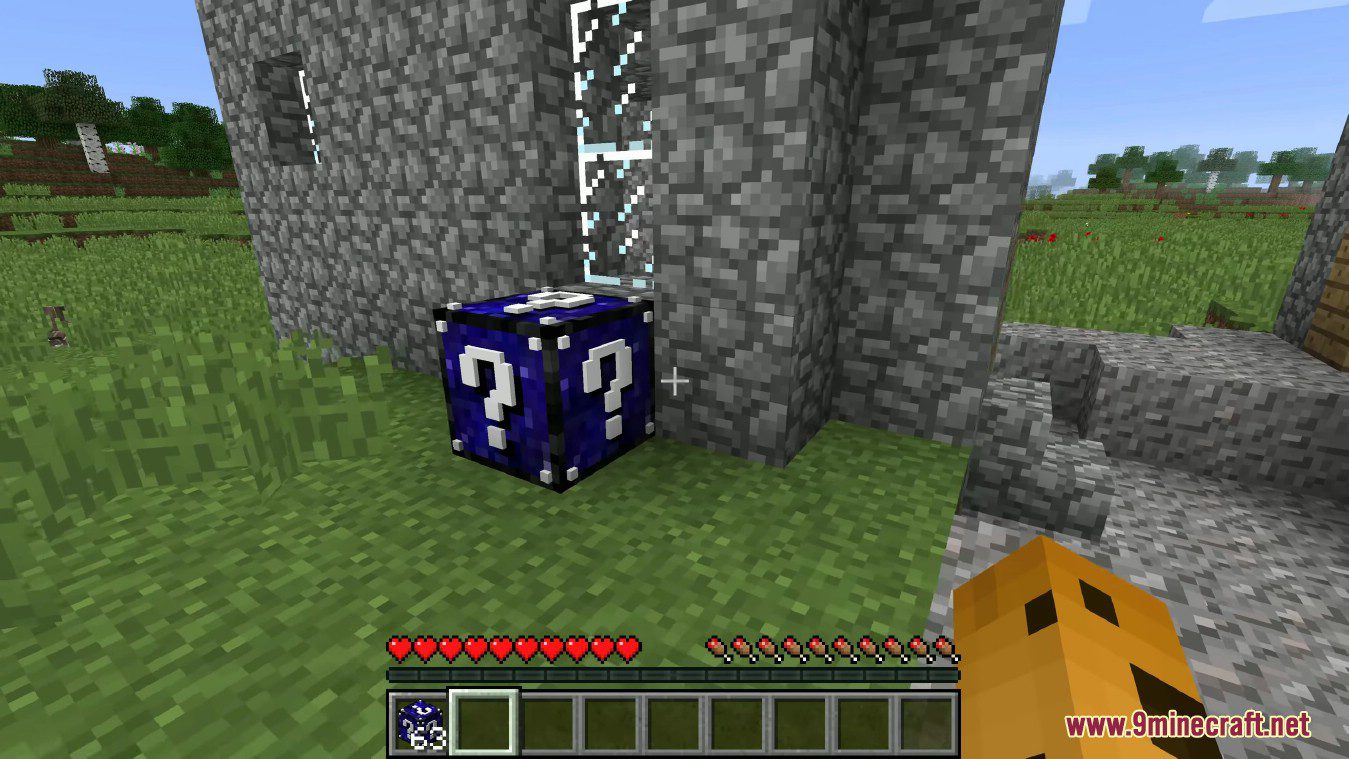 description_1 Life Lucky Block Mod (1.8.9) - Супер VIP выпадение предметов