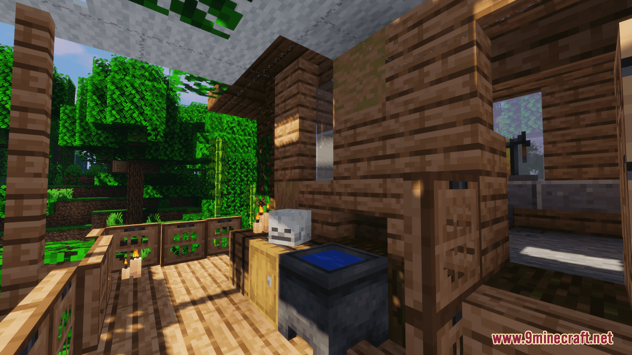 description_3 Карта Tribal Hut In The Jungle (1.20.4, 1.19.4) - Survive In The Wilderness