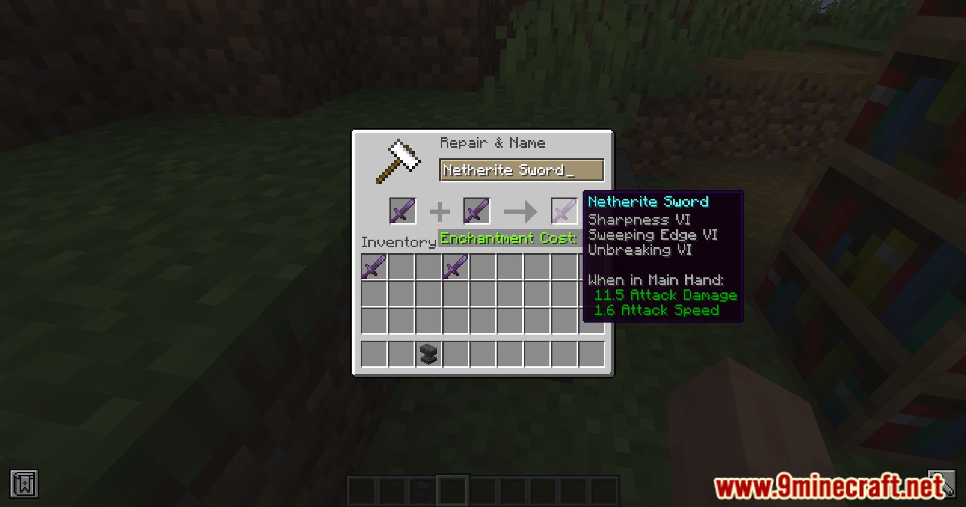 description_5 Max Enchant X Mod 1.19.4 - Redefines the limits of enchantments
