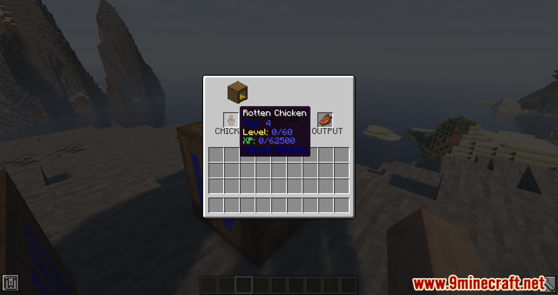 description_13 Roost Ultimate Mod (1.20.4) - capture, breed and extract resources for chickens