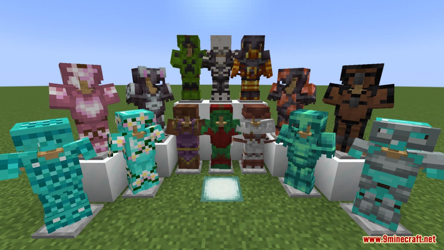 description_4 Armor Trims Plus Data Pack (1.20.2, 1.19.4) - стильно настраивайте свою броню!