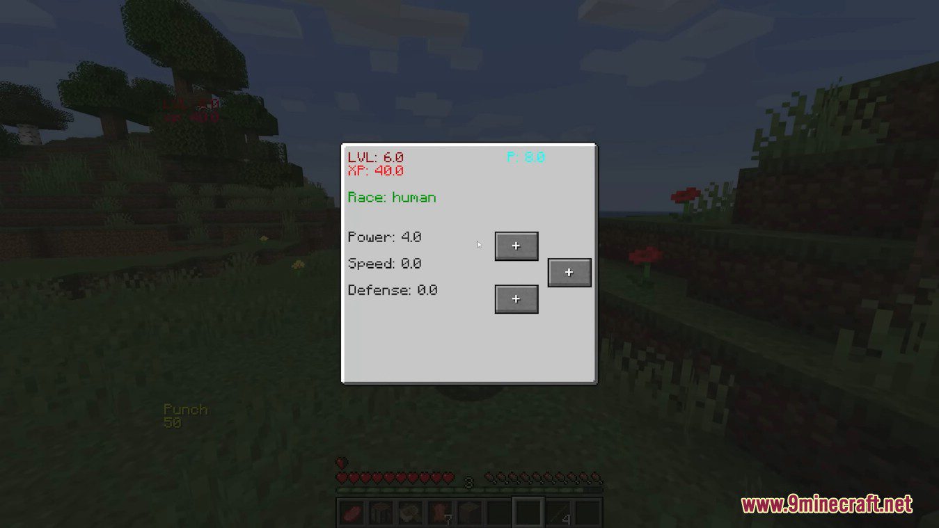 description_2 One Punch Man Mod - become Saitama, who can fire one shot in all directions.
