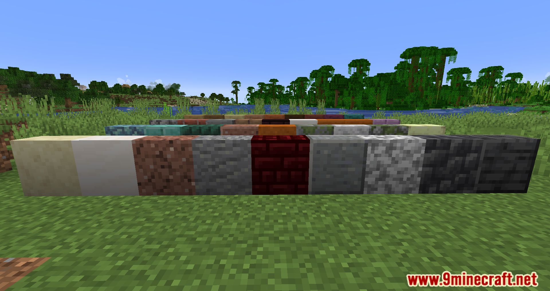image 6 for Enchanted Vertical Slabs Mod (1.20.5) - можно построить больше блоков