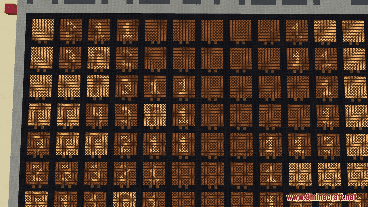 description_8 Карта Minesweeper (1.20.4, 1.19.4) - Redstone Marvel