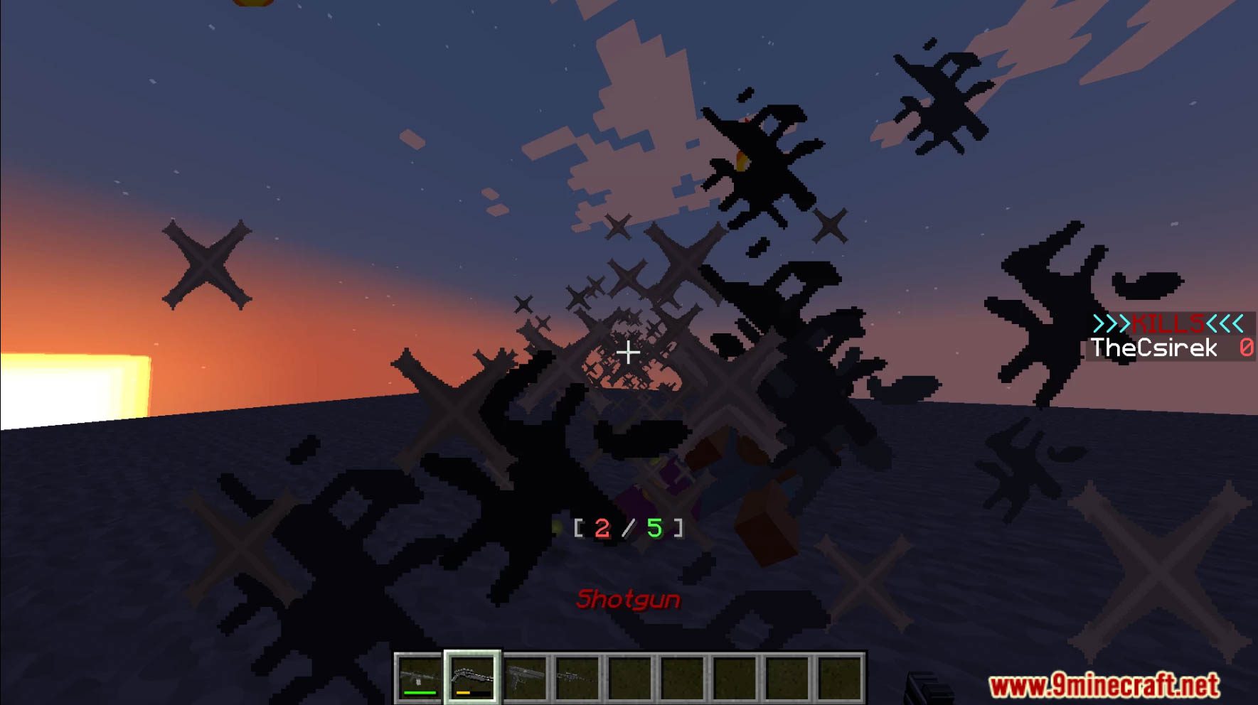 description_0 Basic Guns Data Pack (1.20.4, 1.19.4) - revolutionize Minecraft with the most advanced weapons!