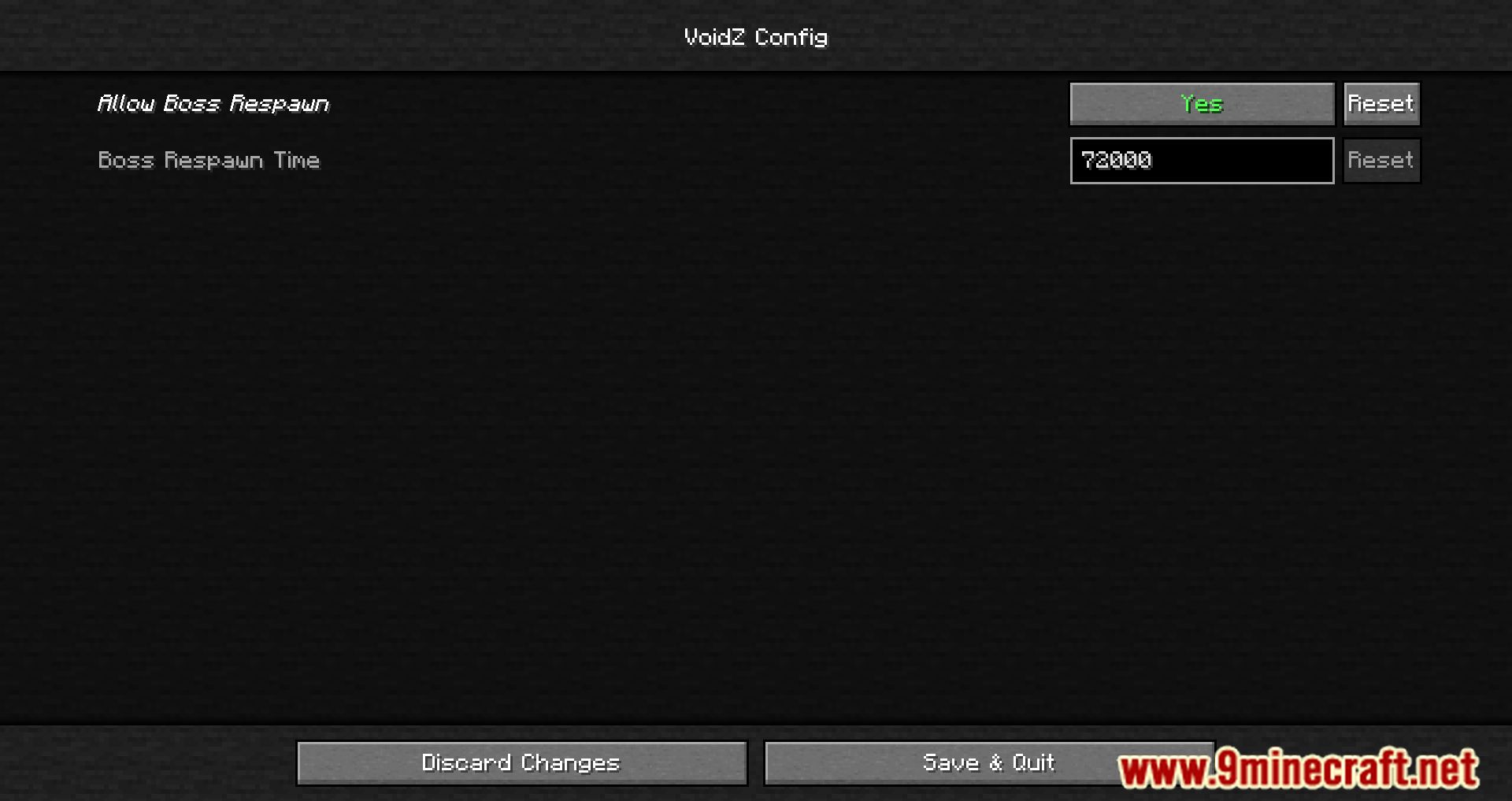 description_0 VoidZ Mod (1.20.1) - борьба с самой Пустотой