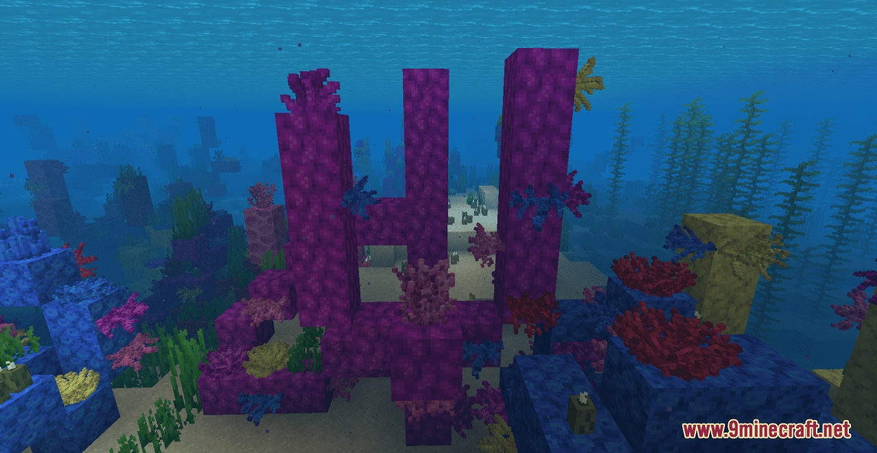 description_5 Cybers Better Coral Resource Pack (1.19.4, 1.19.2, 1.19) - текстурный пакет