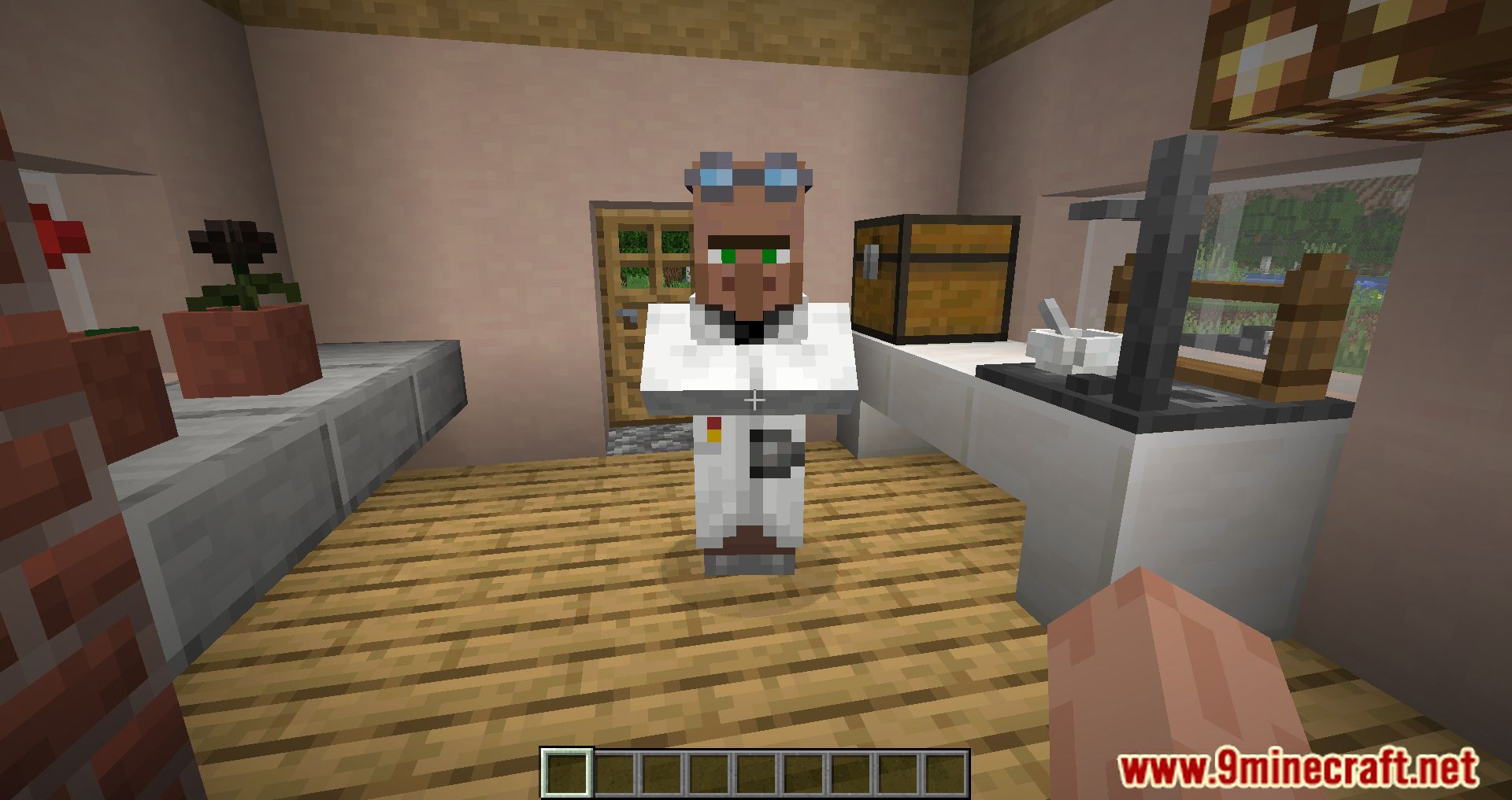 description_4 Villagers Plus Mod 1.20.1 - new residents, trade