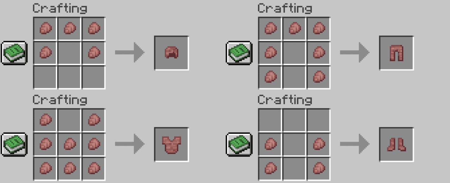 image 1 for Мод Armadillo Scute Armour (1.20.6) - Набор брони Scute