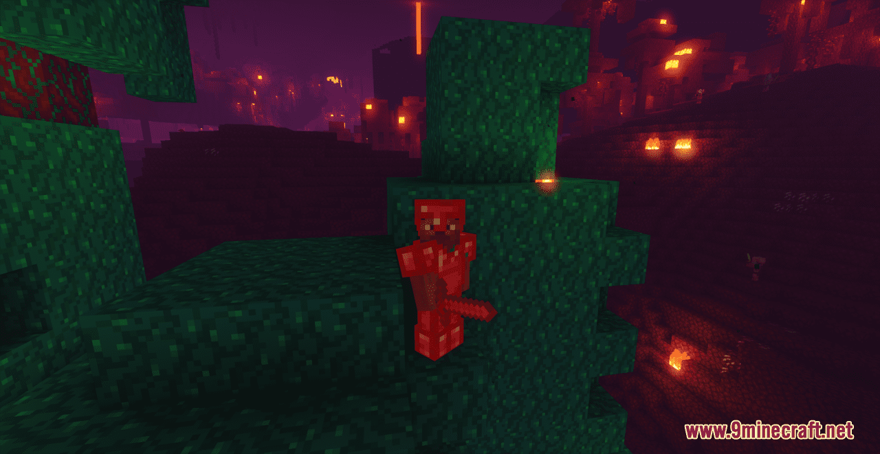description_9 Red Diamond Resource Pack (1.19.3, 1.19.2) - Пакет текстур