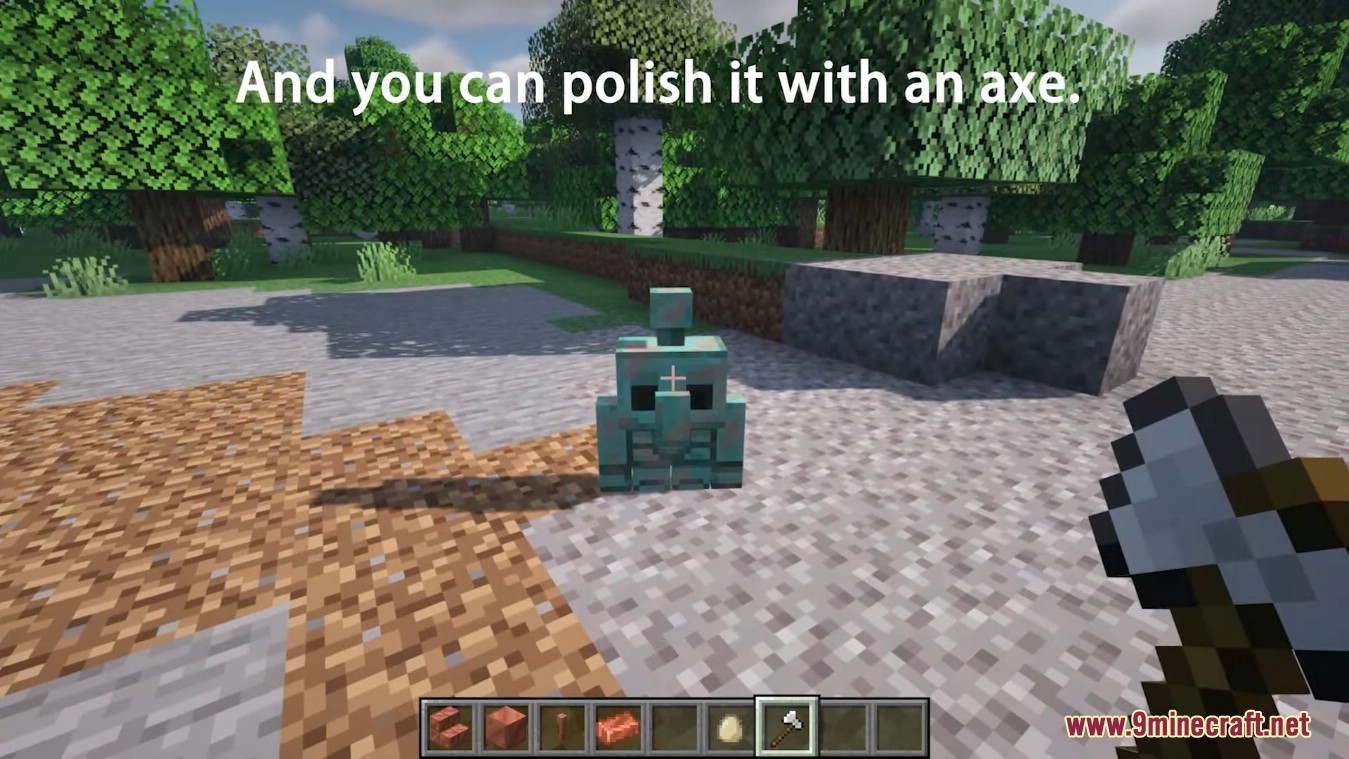 image 6 for Copper Golem Mod (1.20.4) - Разрядник для молний