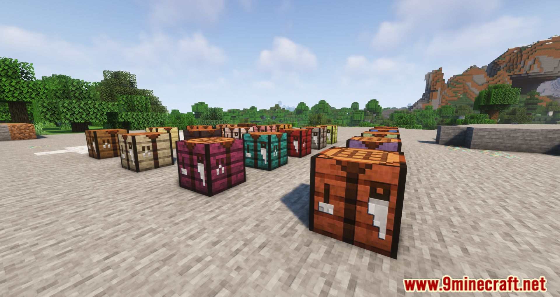 image 2 for More Crafting Tables Mod (1.20.4) - Adds variations to the end block