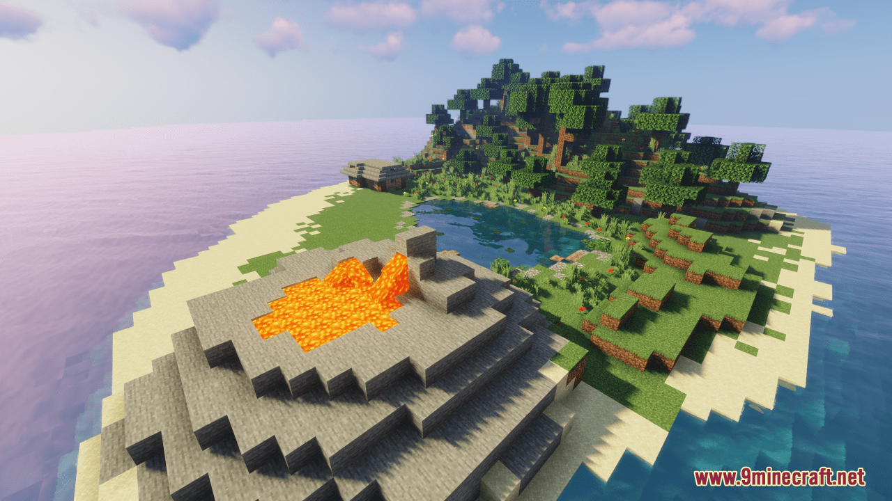 description_2 Big Survival Island Map (1.20.4, 1.19.4) - Big Adventure