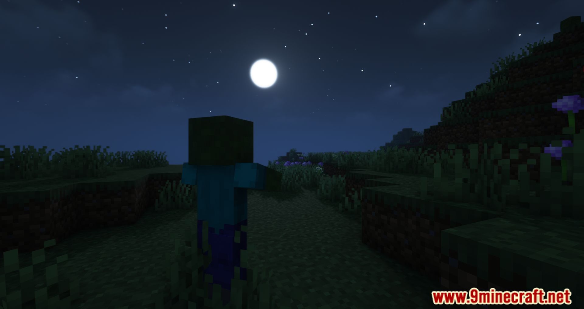 description_0 Farsighted Mobs Mod (1.20.4) - Осторожно, враг!