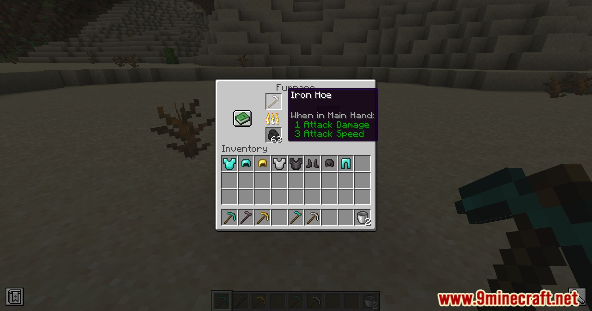 description_2 Мод DarkSmelting (1.20.4) - плавка инструментов и брони в Minecraft.