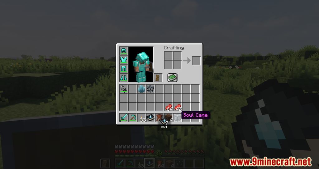 description_11 Spirit Mod 1.19.2 - Your personal spoon cage