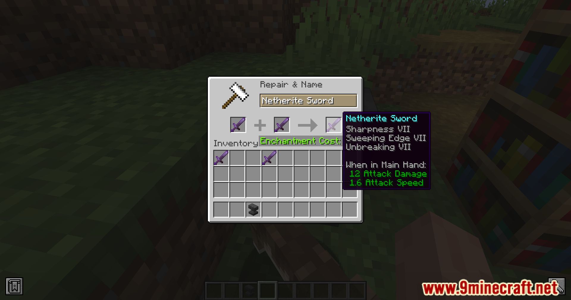 description_6 Max Enchant X Mod 1.19.4 - Redefines the limits of enchantments