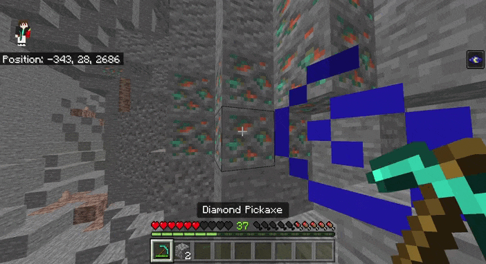 image 1 for Дополнение Definitive для добычи руды (1.20) - MCPE/Bedrock Mod