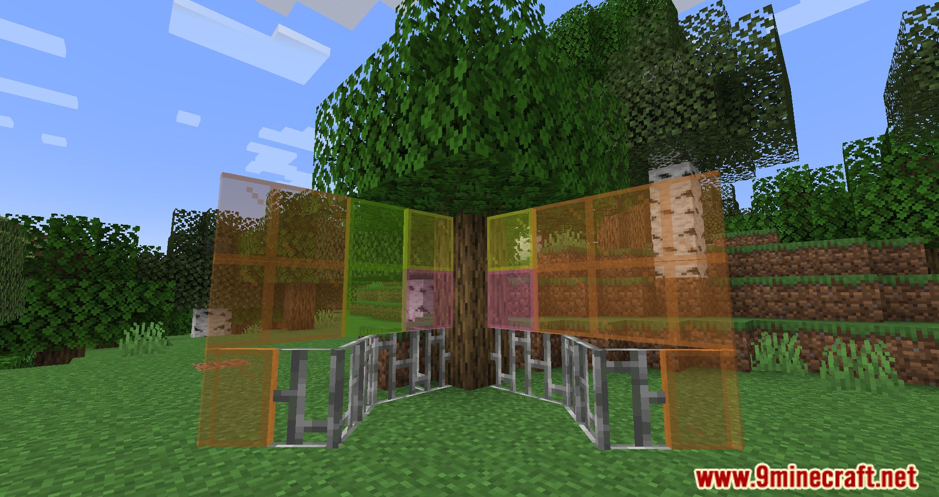 description_8 Diagonal Windows Mod (1.20.4) - ¡Nuevas esquinas en el cristal!