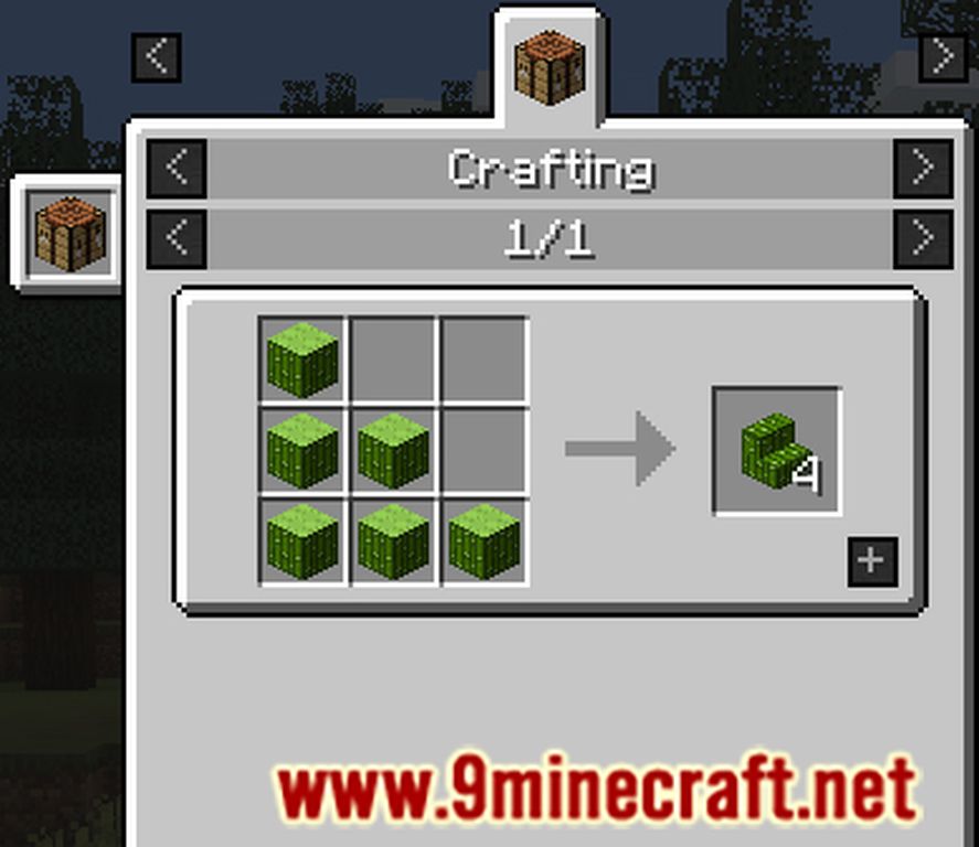 description_10 Bamboo Everything Mod (1.20.4) - декорирование, строительство
