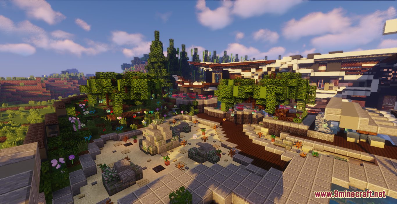 description_8 Большая карта современных домов (1.20.4, 1.20.1, 1.19.4, 1.19.2, 1.18.2) - Комплексная застройка