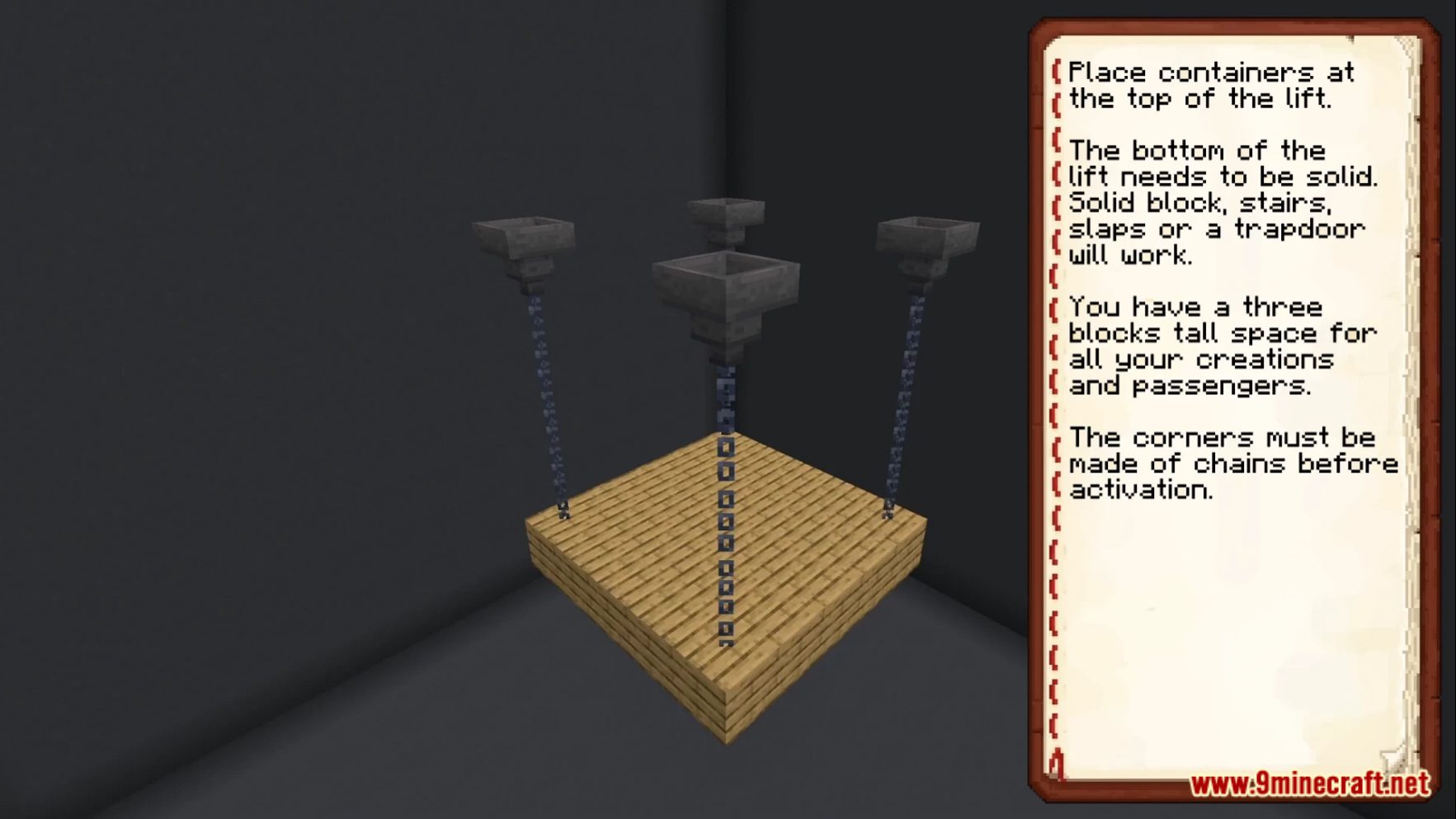 description_1 Lift Datapack (1.20.2, 1.19.4) - Build an elevator!